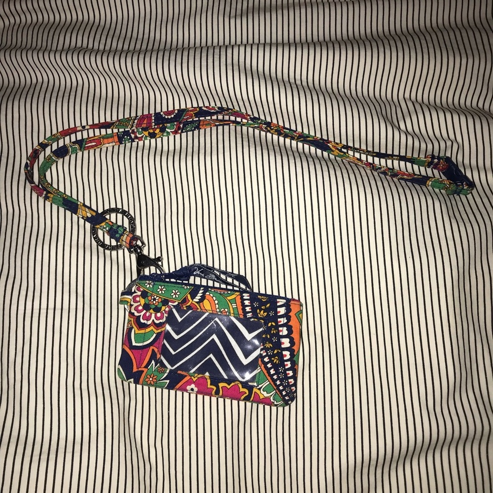 Vera Bradley ID Case & Lanyard